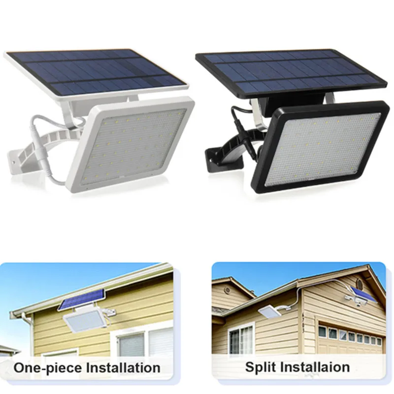 

18W LED Solar Panel Powered Light Garden Street 48LED Lamp Waterproof Wall Light Energy Saving Street Yard Path Outdoor