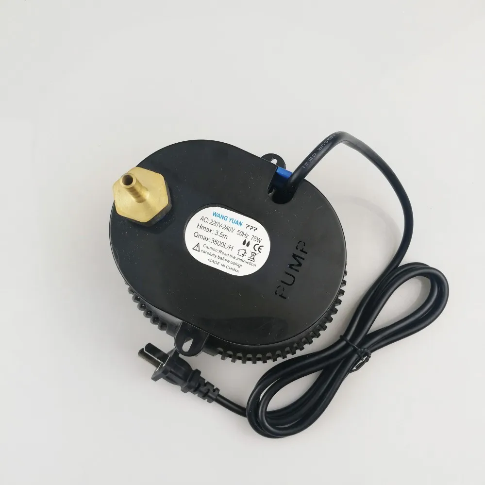 彫刻機,水中ポンプ75w,最大3.5m,電圧220-240v,流量3500l/h