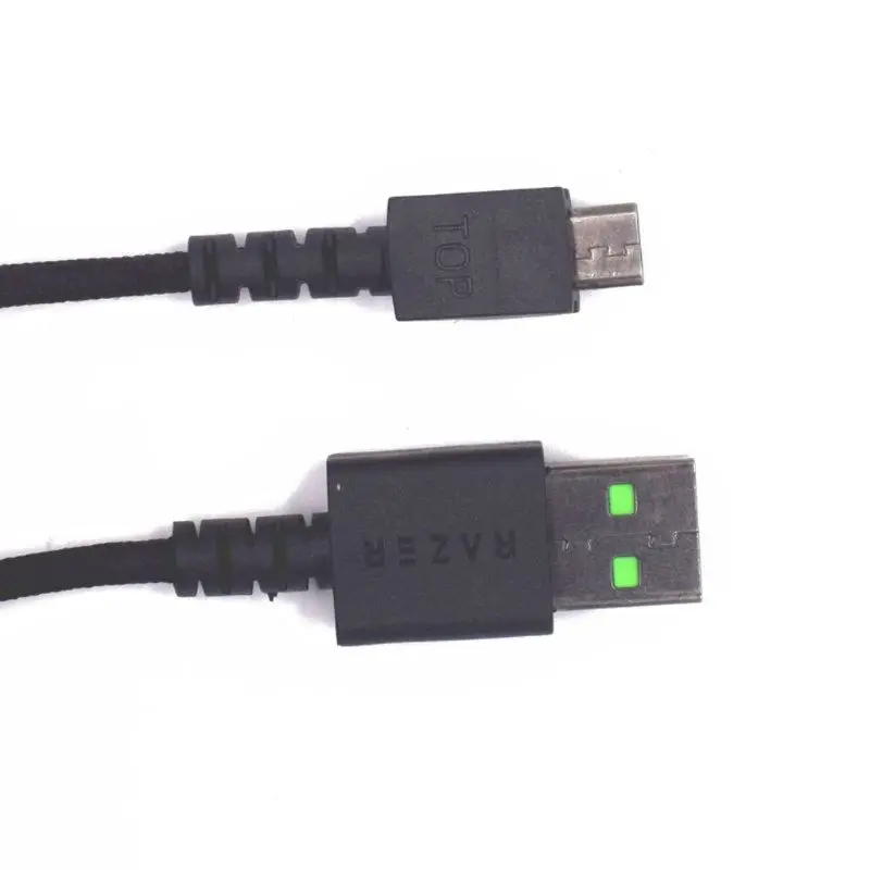 Durable Nylon Braided USB Mouse Cable Line for Razer Wireless Mouse