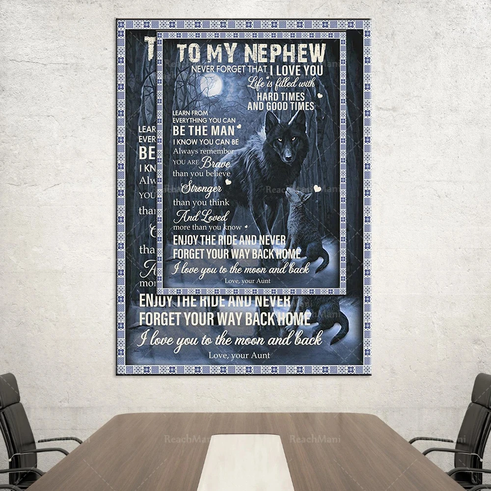 Poster wolf print art, wolf canvas, animal art print, wolf lover poster, nursery decoration