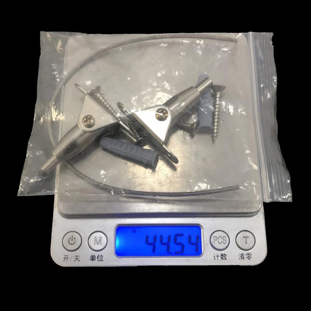 Botón antibobinado ajustable para mueble de TV, soporte de Metal con correa antibobinado, para gabinete, juego de 5 unids/set
