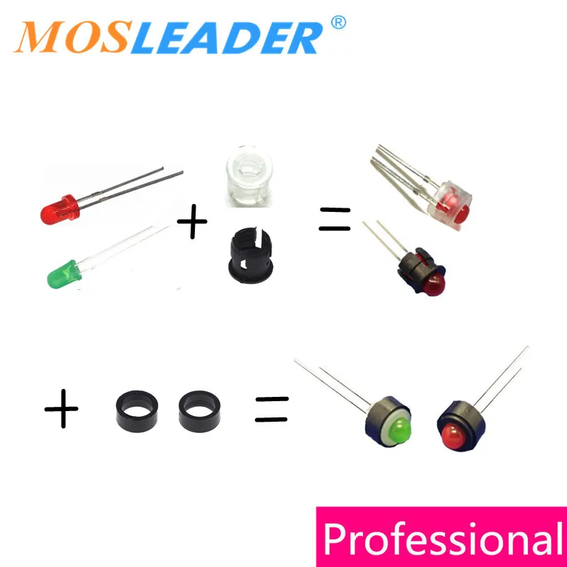 Пластиковый держатель для светодиодной лампы, 3 мм, 1000 шт.