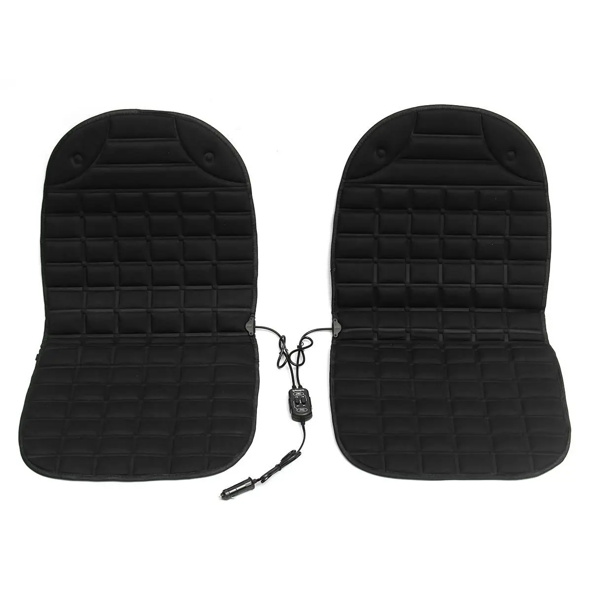 Cojín de asiento de coche con calefacción Universal, 12V, alfombrilla de asiento de Calefacción Automática, cojines eléctricos, almohadilla de