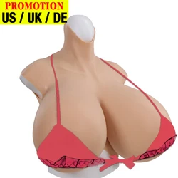 Dokier Huge Fake Breast Forms Z cup Boobs Realistic Silicone for Crossdressers Drag Queen Shemale  Breastplates Big Boobs