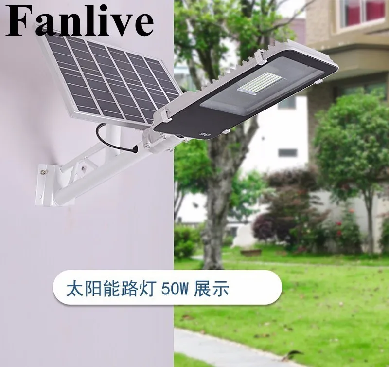 10pcs Remote Control 10W 20W 30W 50W Solar Panel Street Light Solar Sensor Lighting Outdoor Path Wall Emergency Lamp