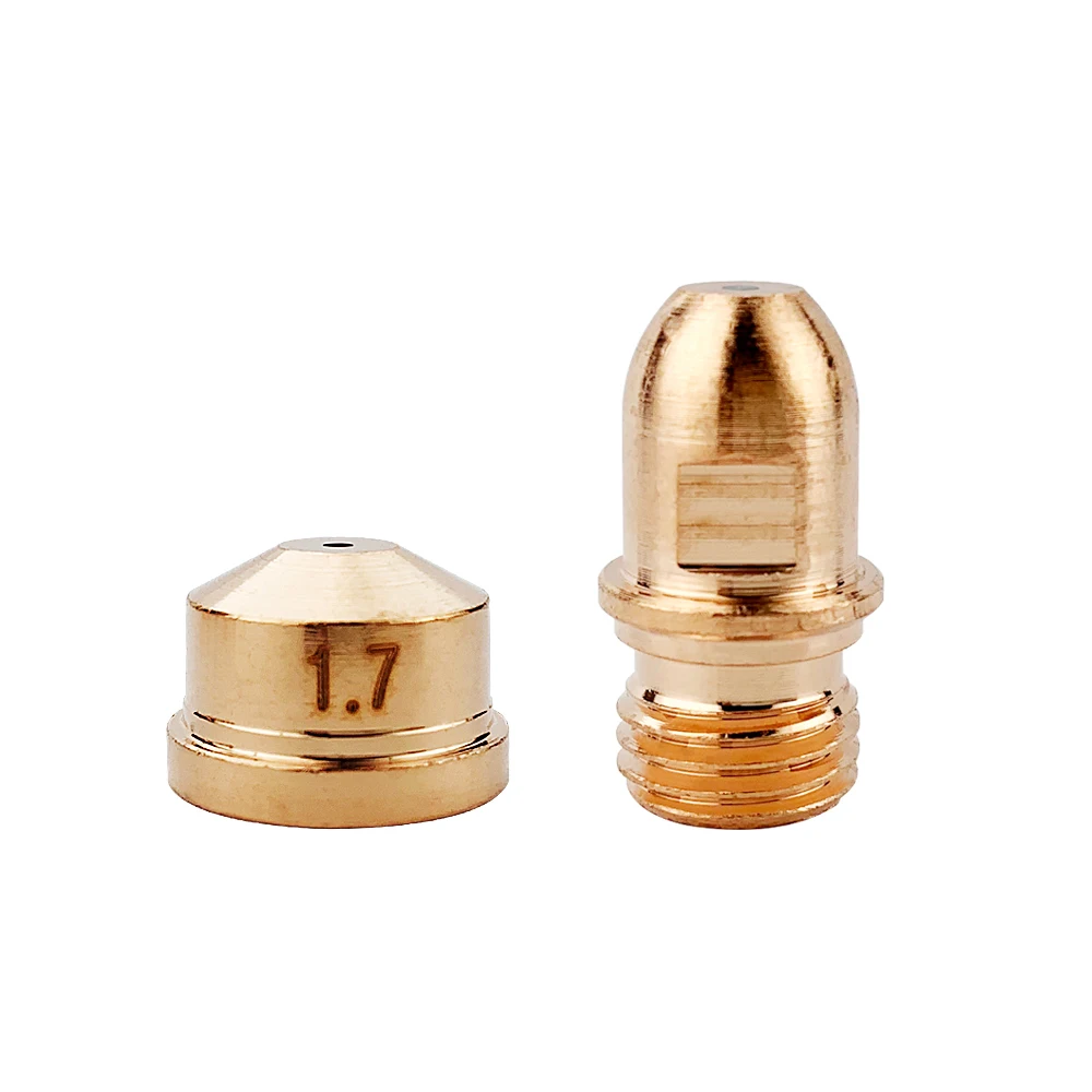 PD0101 Tip ( 1.1 1.4 1.7 1.9mm ) 10PCS & PR0101 Electrode 10PCS A101 A141 Trafimet Type Plasma Cutting Torch Consumables Parts