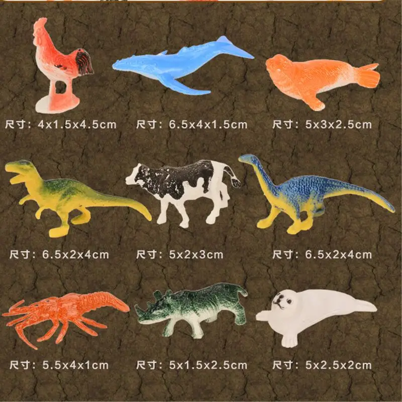 90Pcs Dinosaur Toy Figure Activity Play Mat & Trees Realistic Dinosaur Playset Baby Play Mat