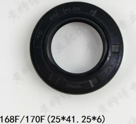 Gasoline generator engine parts crankshaft oil seal 152F 17*30*6 , 168F/170F 25*41.2*6, 188F/190F 35*52*7 , 173F/177F 30*46*8