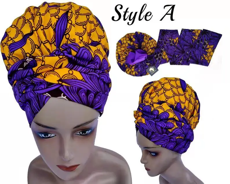 

On Sale!!!African Print Scarf African headwraps African Women's hair accessories Scarf Wrapped Turban Ladies Hair Accessories