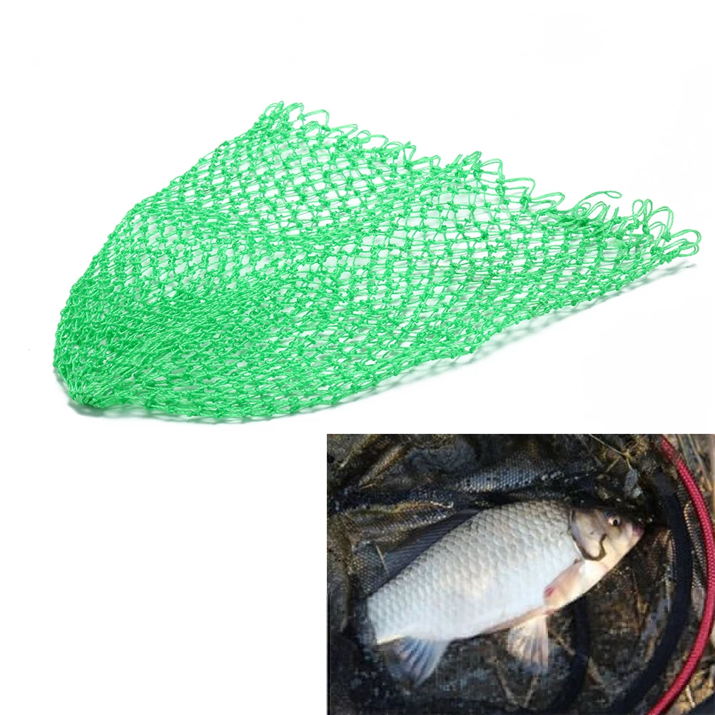 Rhombus Mesh Hole Net New Nylon Fishing Net Green Net  Collapsible Fishing Tools