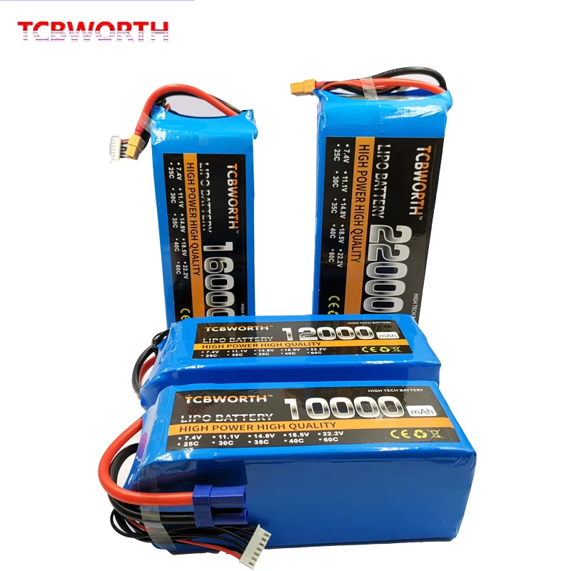 5S 18.5V RC Toys LiPo Battery 2200 3300 3500 4200 5200 6000 10000 16000mAh Batteries 5S For RC Airplane Quadrotor Car Boat Drone