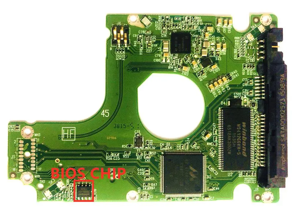 Imagem -02 - Memória Digital Hdd Pcb Sata 2.52060800025001 Rev p2 2060 800025 001 800025601 Wd5000lpcx