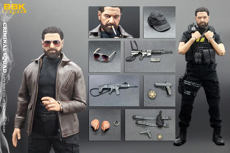 BBK BBK010-figura de Detective Nick Gerard Butler, modelo de 12 pulgadas, muñeco de acción de soldado masculino, conjunto completo, juguete coleccionable, 1/6