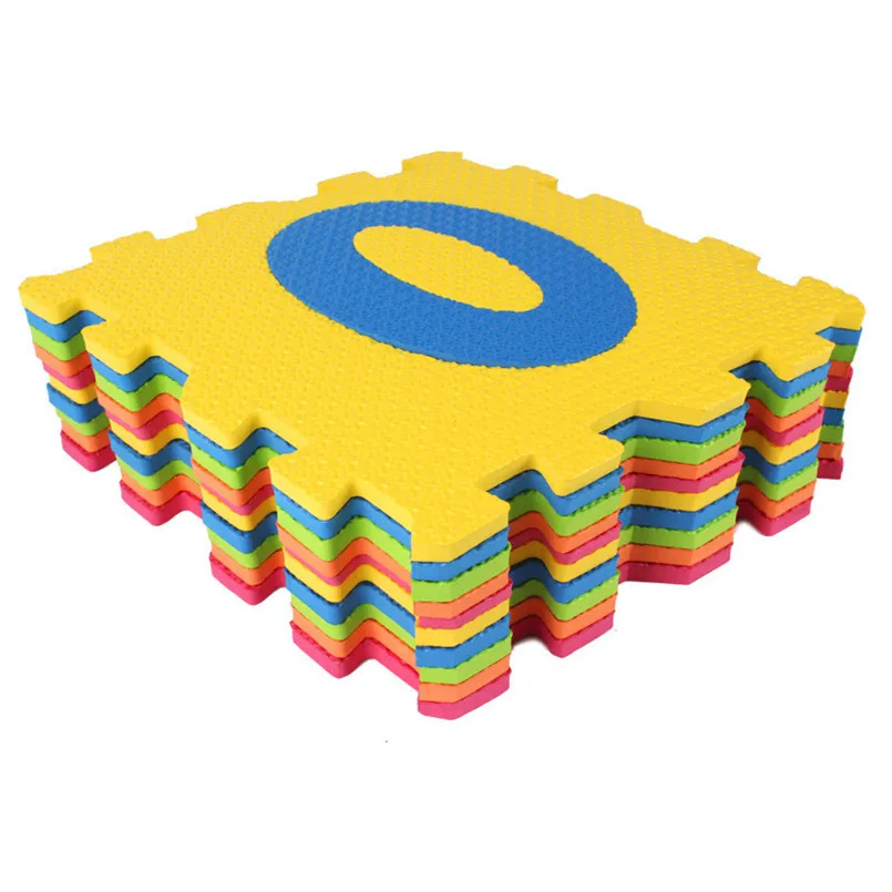 10Pcs/set EVA Foam Crawling Mat Toys Baby Gym Puzzle Mat Rug Carpet Number Letter Play Mat Kid Room Decoration Indoor Soft Mats