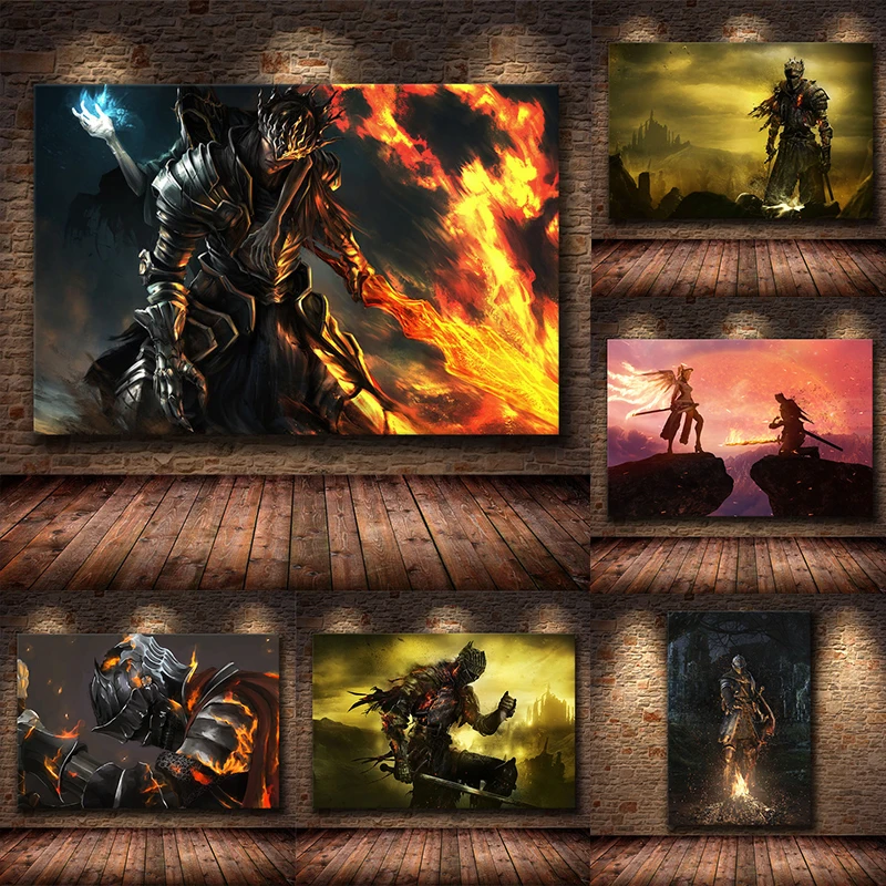 

The Game Poster Decoration Painting of The Dark Souls 3 on HD Canvas Canvas Painting Art Posters and Prints Cuadros Decor