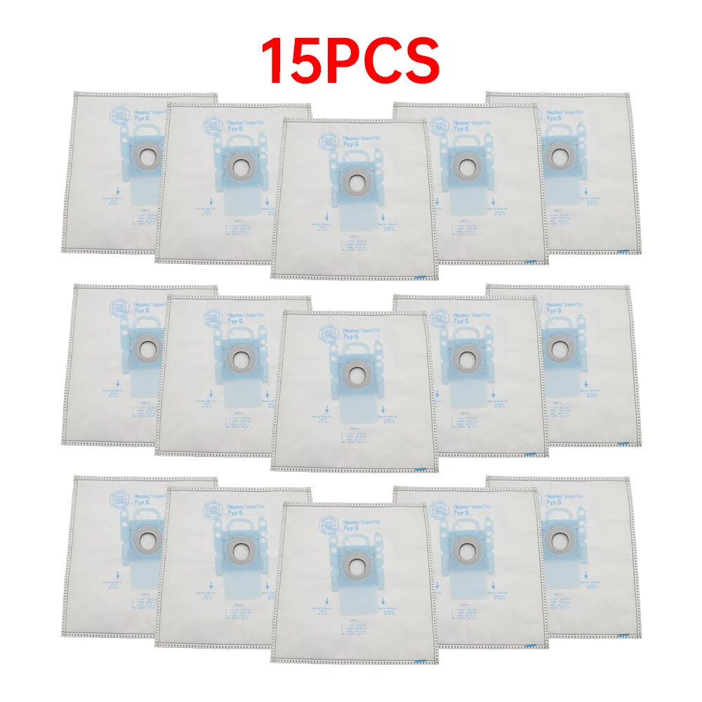 15Pcs/Lots Vacuum Cleaner G Type Cloth Dust Bags Type G For Bosch & SIEMENS BSG7 BSGL3126 BSG6