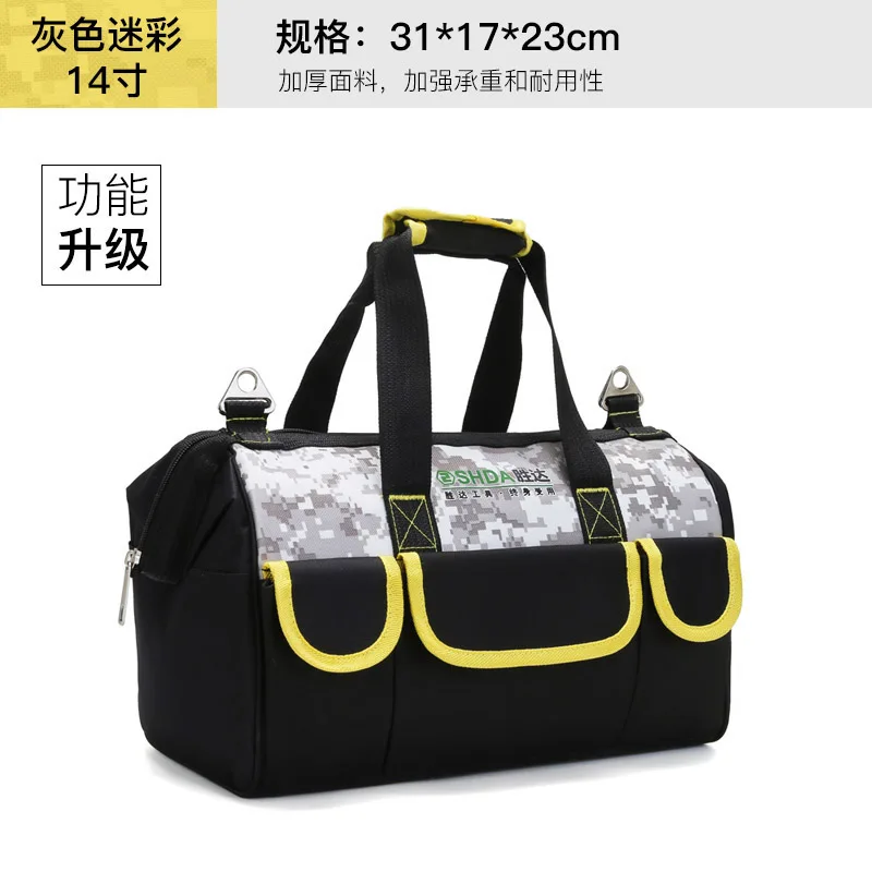 Travel Large Capacity Tool Bag Canvas Portable Climbing Storage Tool Box Organizer Bolsa Herramientas Tool Backpack BD50TB