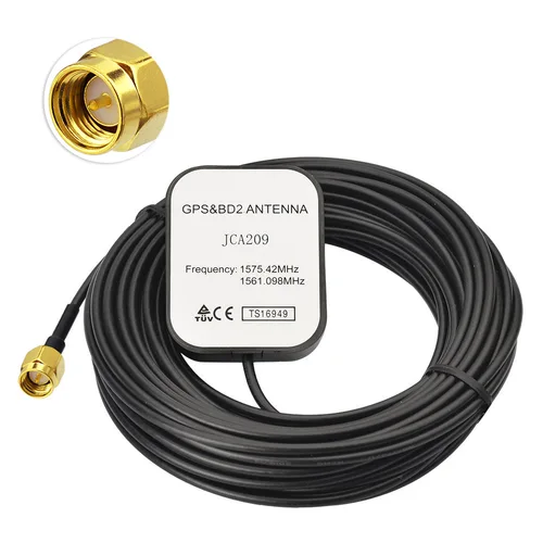 Eightwood-antena magnética aérea GPS activa para coche, extensión SMA macho de 10m para Audi, BMW, Boss, Jensen, sistemas de receptores GPS móviles
