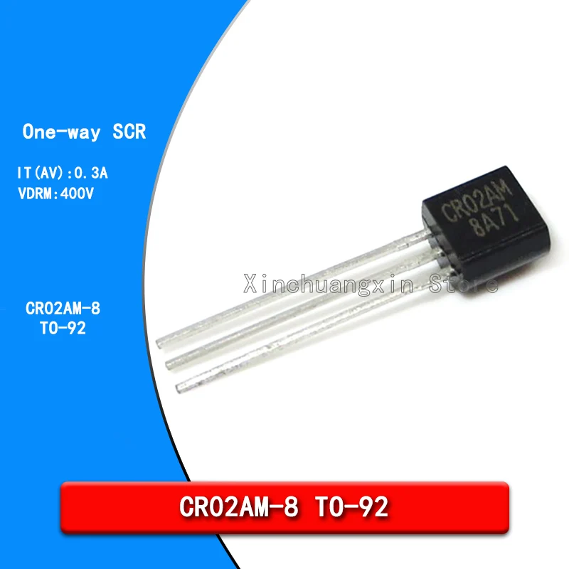 5Pcs Original triode CR02AM CR02AM-8 CR02AM8 TO-92 0.3A 400V one-way SCR low-power thyristor