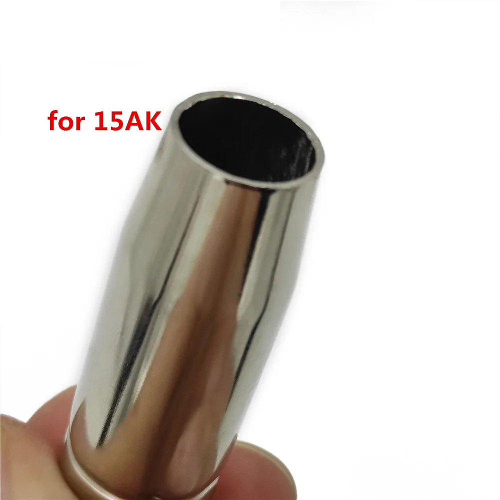 Chalumeau de soudage CO2 Mig refroidi par air MB 15AK, support de pointe de Contact gaz 0.6 0.8 1.2 0.9mm Kit de pointe de buse de carénage de soudure 13 pièces