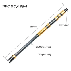 Pro Bomesh Boat Fishing Rod Aluminum handle Gimbal reel seat Rod Building Component Repair boat rod DIY Accessory
