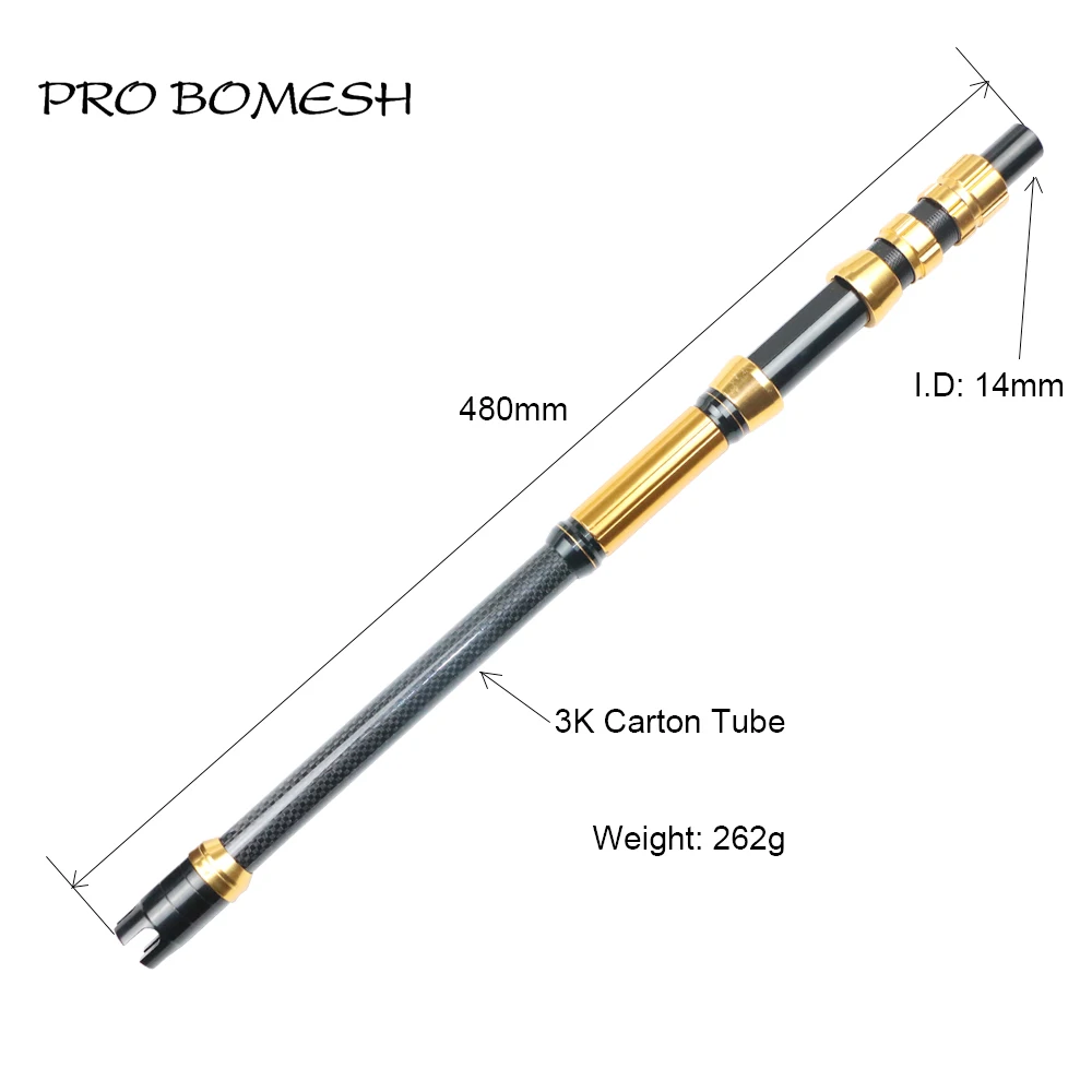 Pro Bomesh Boat Fishing Rod Aluminum handle Gimbal reel seat Rod Building Component Repair boat rod DIY Accessory