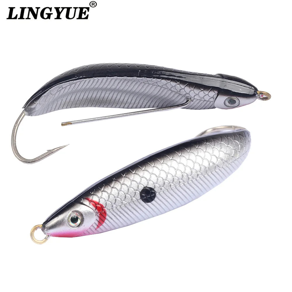 LINGYUE Anti Grass Fishing Spoon Hard Lures 7g 18g Artificial Bait Curved VIB Wobblers all water Crankbaits Fishing Tackle