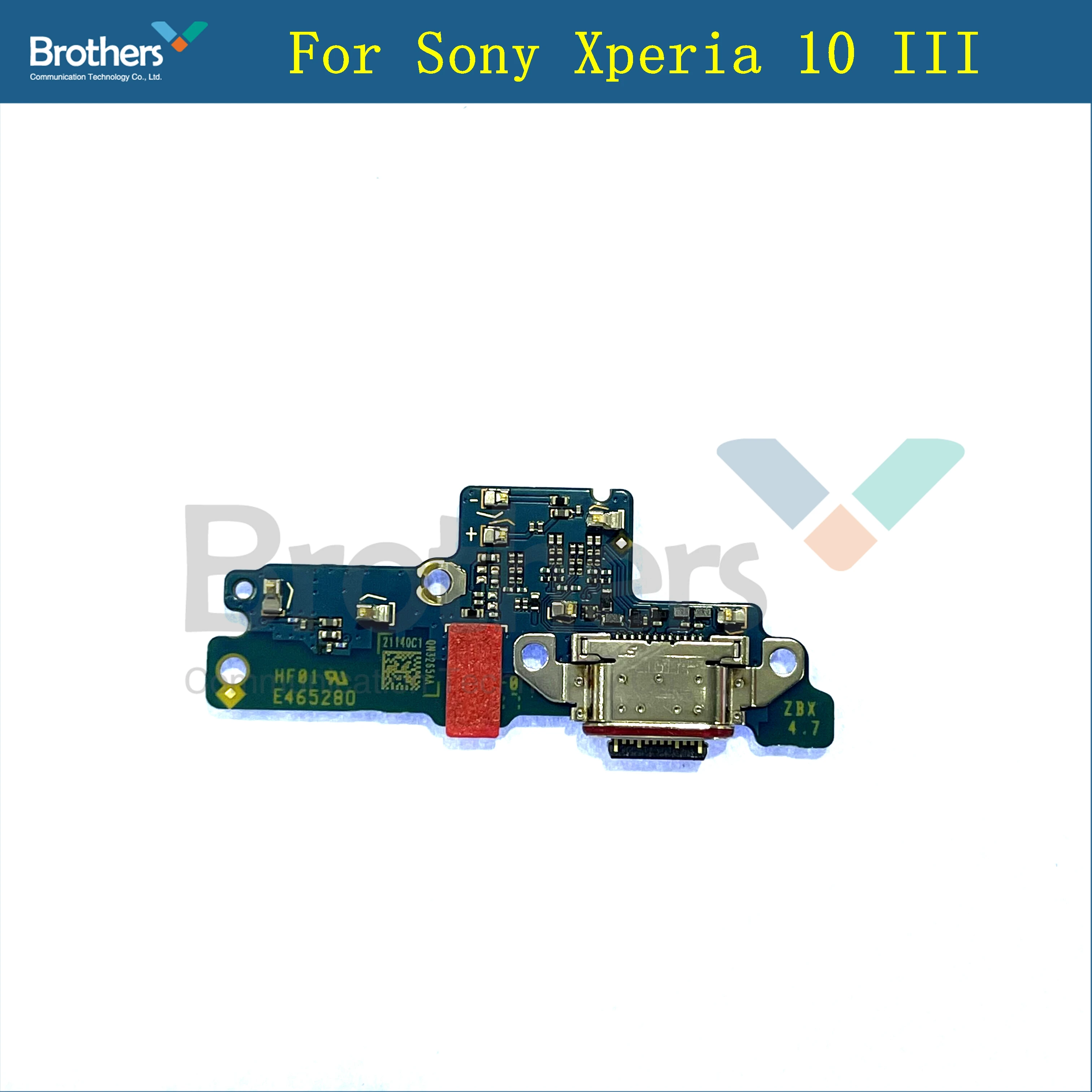 SO-52B SOG04 XQ-BT52 A102SO USB Charging Port Charge Board For Sony Xperia 10 III Dock Plug Connector Microphone Flex Cable