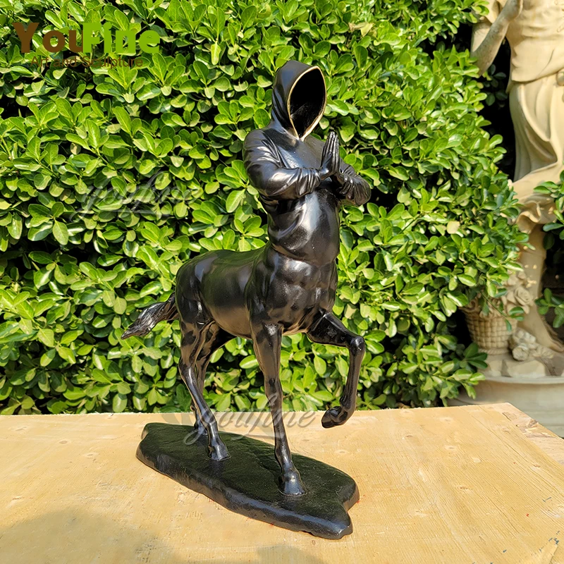 38cm Bronze Centaur Sculpture Bronze Statue Of Centaur Bronze Animal Figurine Modern Art Decor For Home Office Ornament Crafts