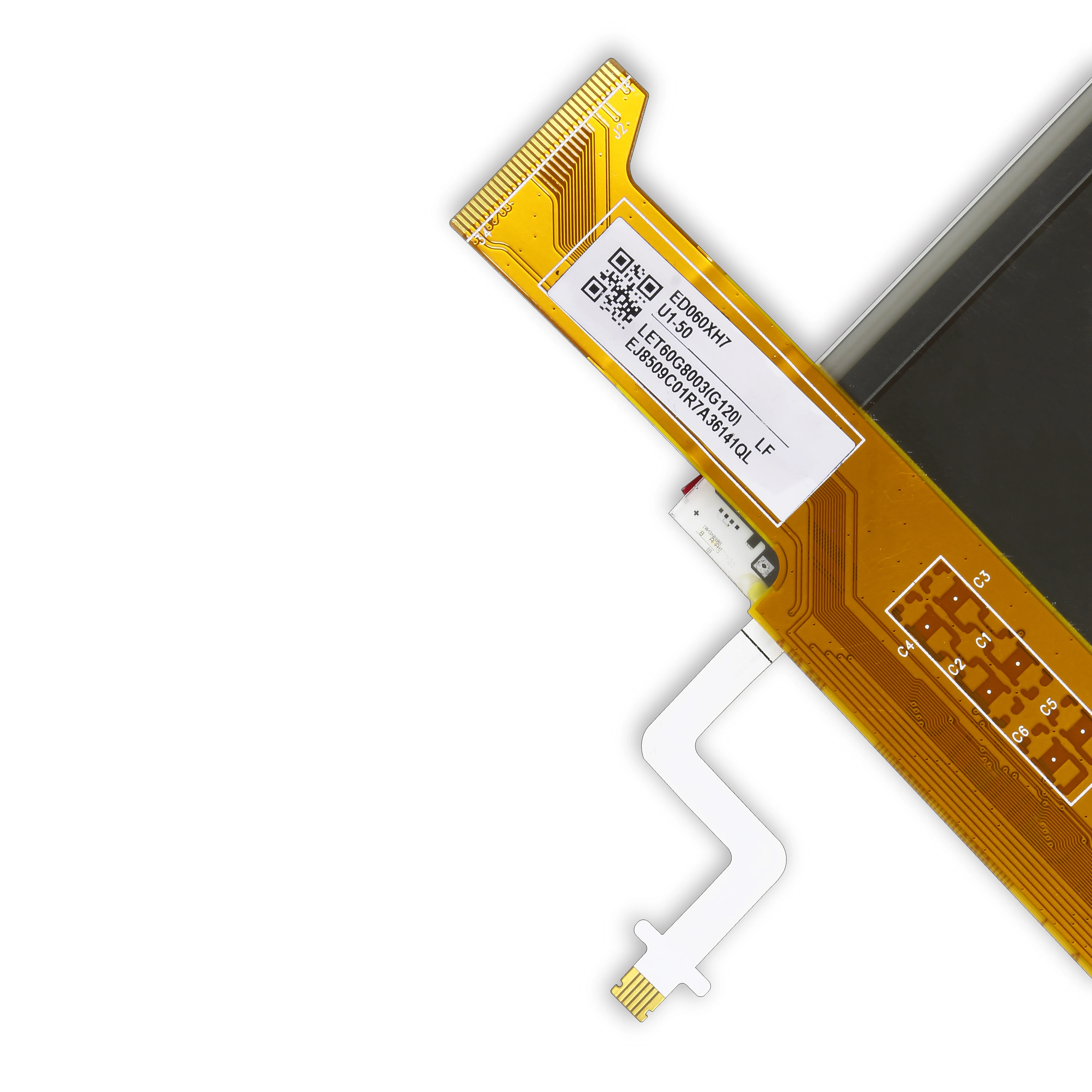 Tela lcd de 6 polegadas e painel touch com luz de fundo para pocketbook 641 aqua 2 pb641 PB641-A-RU eink