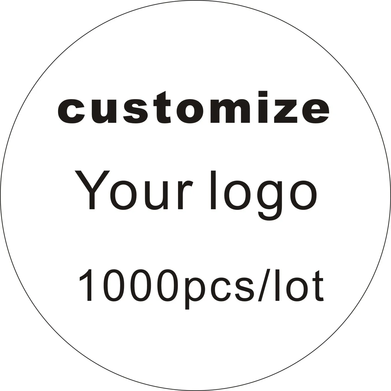 1000 PCS Custom Stickers Customize Logo Label Sticker Personalized Stickers Packaging Labels Design Your Own Sticker New