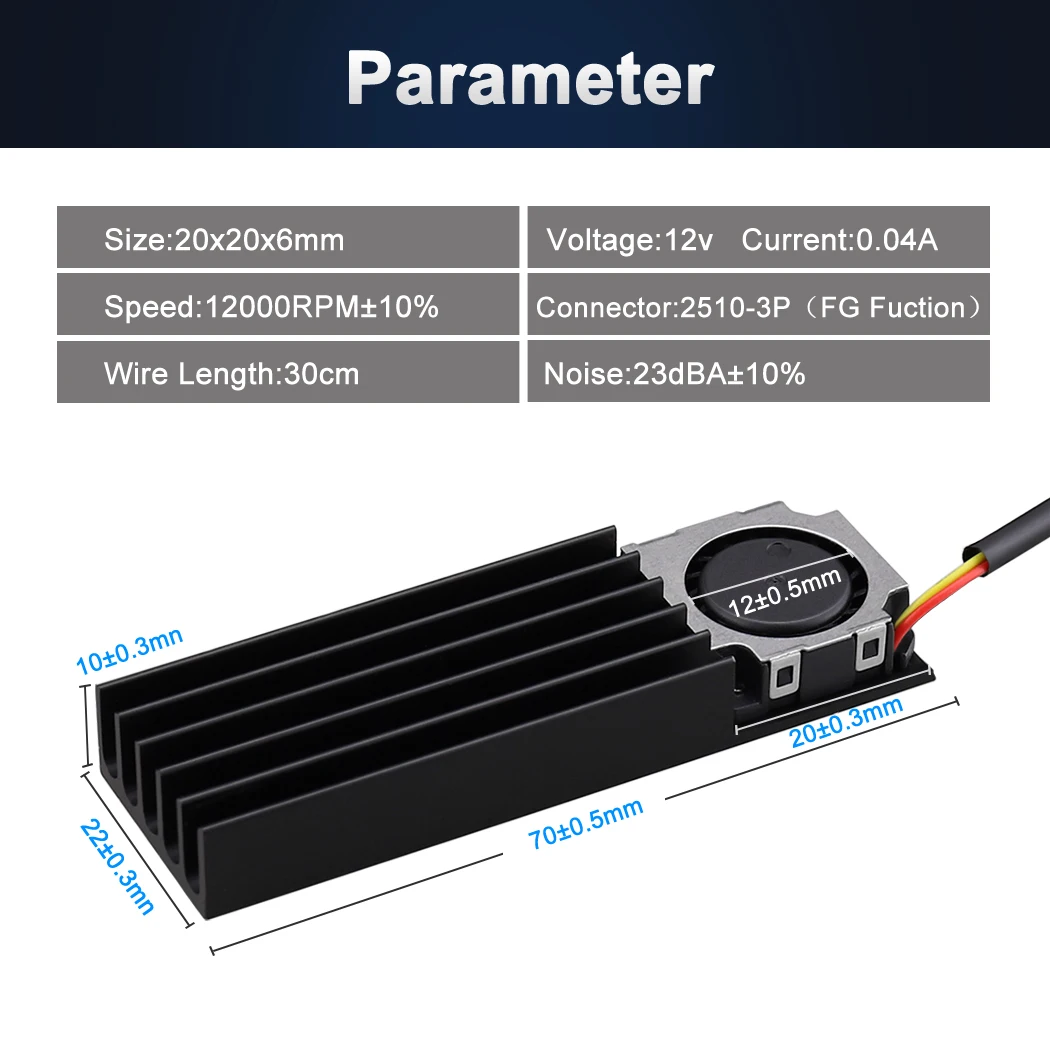 1 sztuk M.2 SSD NVMe radiator M2 2280 22110 półprzewodnikowy dysk twardy radiator aluminiowy z podkładka termiczna pulpit PC uszczelka termiczna