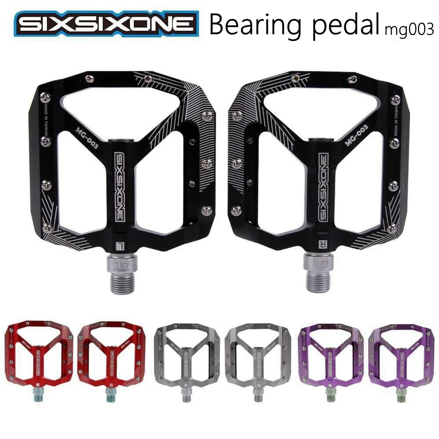 

SIXSIXONE Ultralight Sealed Bike Pedals CNC Aluminum Body For MTB Road Bicycle Bearing Widening and anti-skid XC durable Pedal