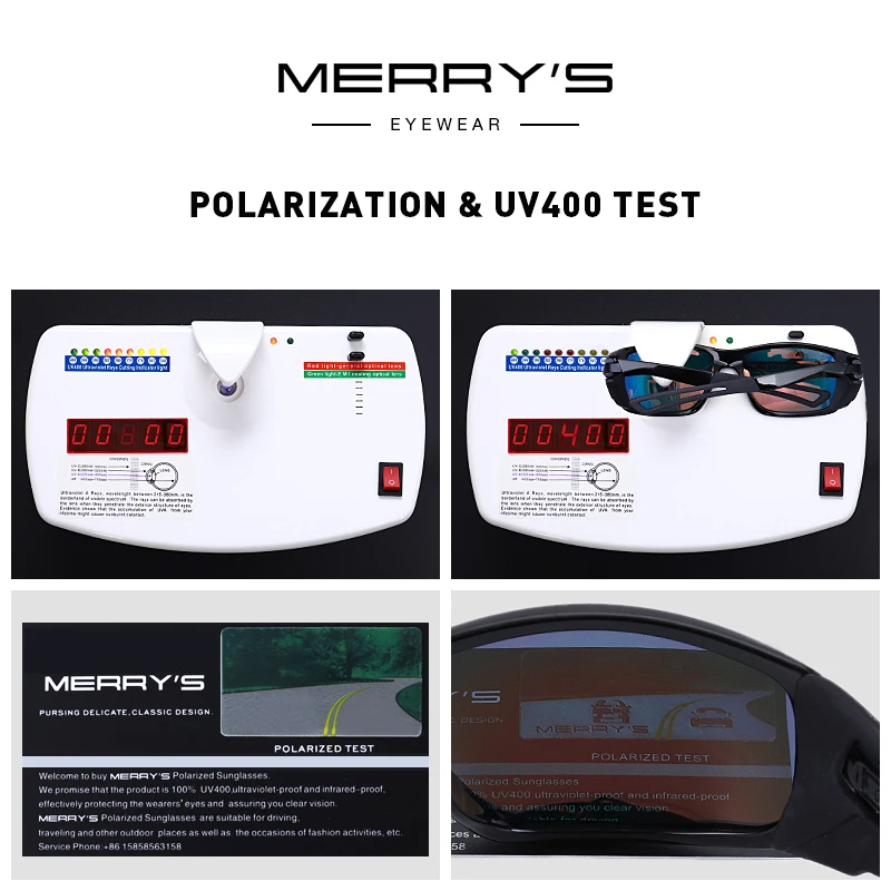 MERRYS DESIGN Men Polarized Outdoor Sports Sunglasses Male Goggles Glasses For Driving Fishing UV400 S9030