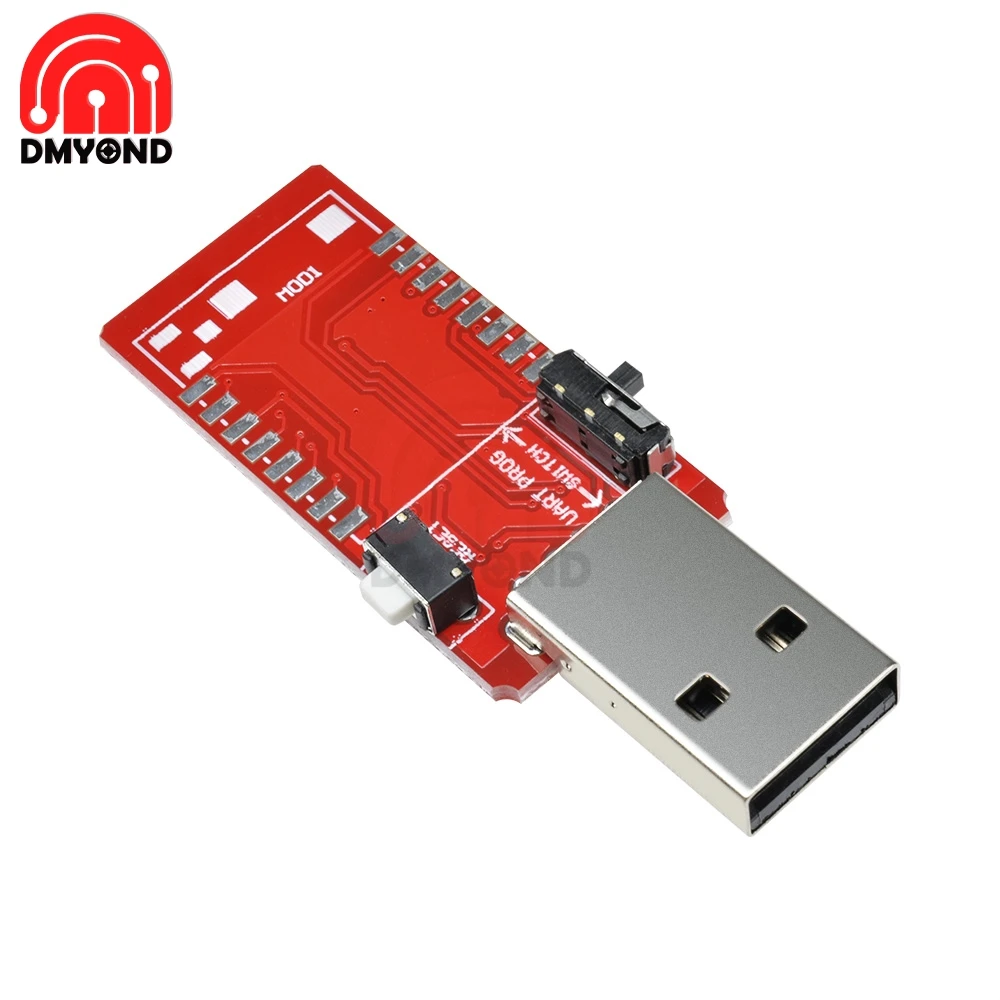 New 4.5V-5.5V ESP07 Adapter CH340 CH340G USB To TTL ESP8266 ESP-07 WiFi Wireless Development Board Antenna To TTL Driver Module