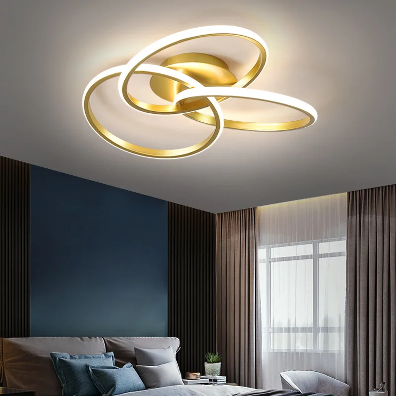 

Modern and Simple LedBedroom Lamp Creative Personality Room Ceiling Lamp Warm and Romantic Master Bedroom Nordic Light Fixtures