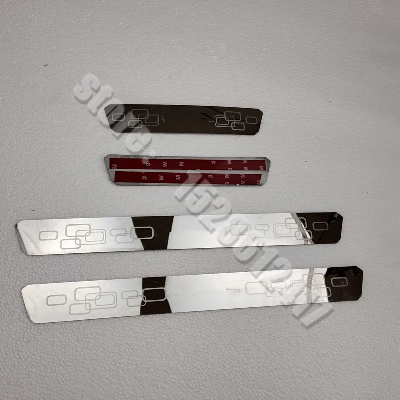 Car Accessories For Citroen C3 C5 Aircross C4 Picasso Door Sill Scuff Plate Protector Stainless Steel Kick Pedal Styling Sticker