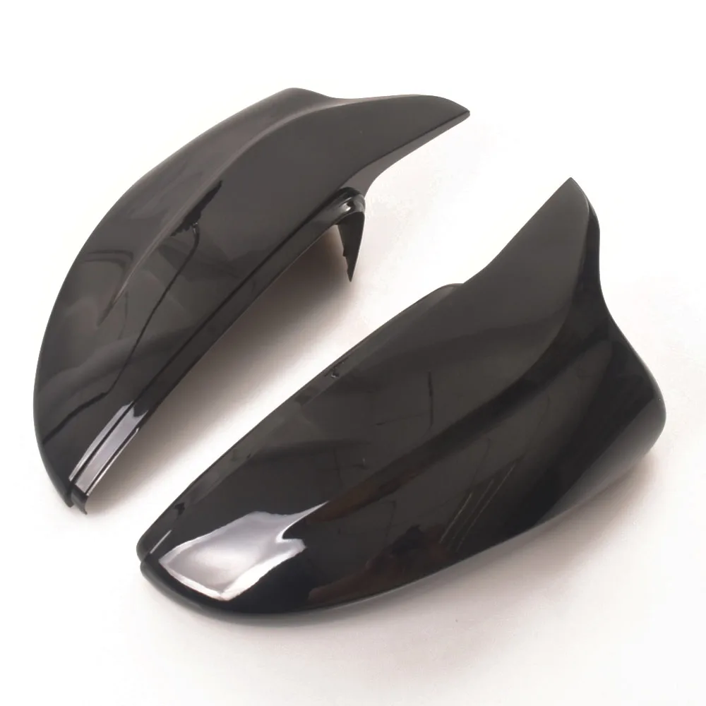 ABS Bright Black Color Gloss Black  Car Rearview Mirror Caps For VW Beetle CC Eos Passat B7 Scirocco For Jetta MK6