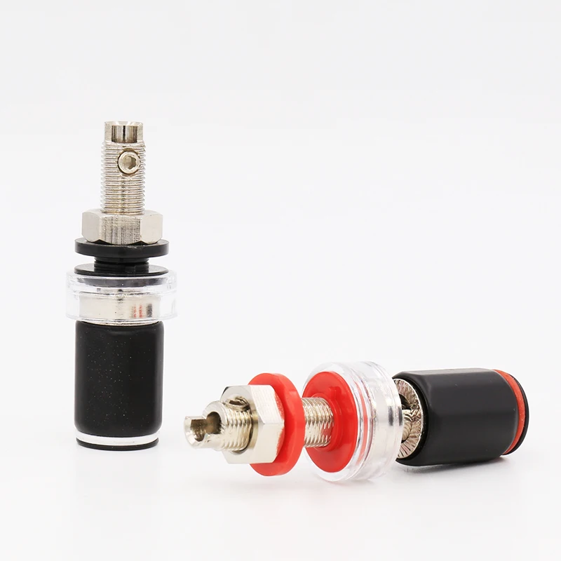 VBP007 HIFI Amplifier Speaker Terminal Binding Post Socket Rhodium Plated for Optimal Sound Quality
