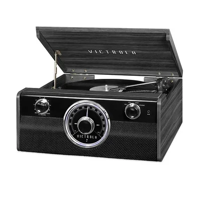 New American Victrola multifunctional European-style vinyl record player radio bluetooth audio retro phonograph record player