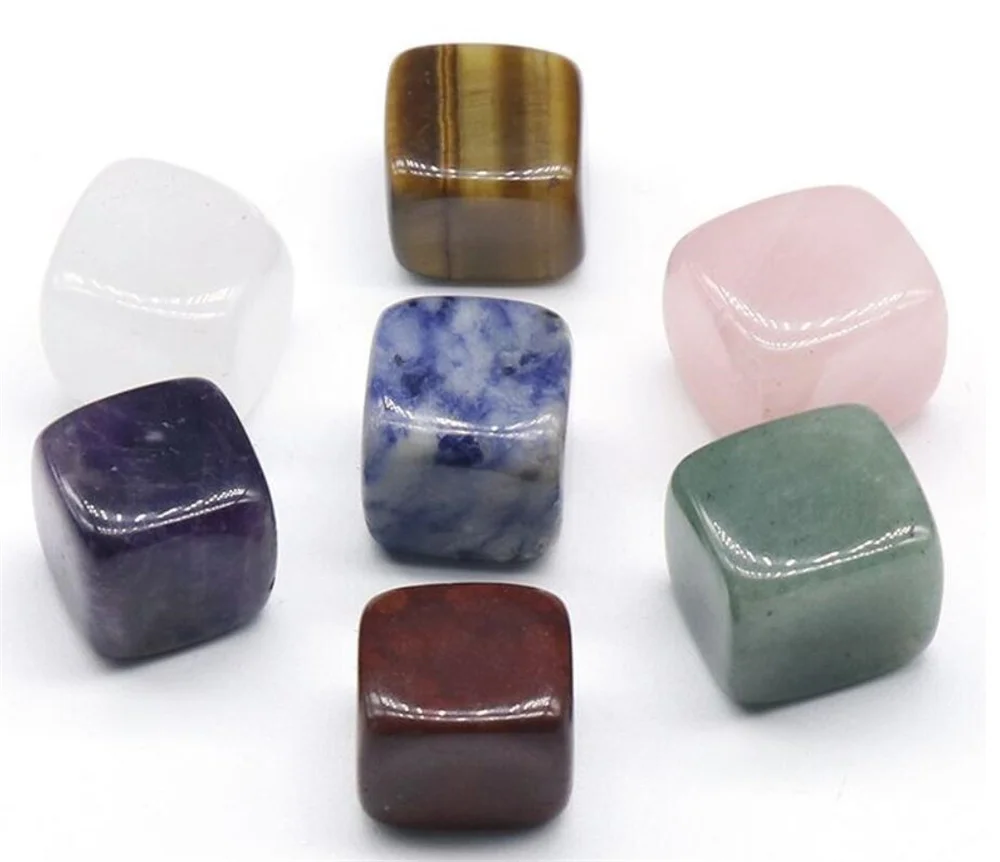 

New 20set/lot 7 pcs set Chakra Stones Healing Crystals Natural Tumbled Polished Reiki Gemstone Sets