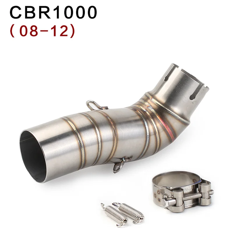 For CBR1000 Slip-on Motorcycle Exhaust Muffler Middle Link Pipe For Honda CBR1000RR CBR 2008 2009 2010 2011 2013 2014 2015 2016
