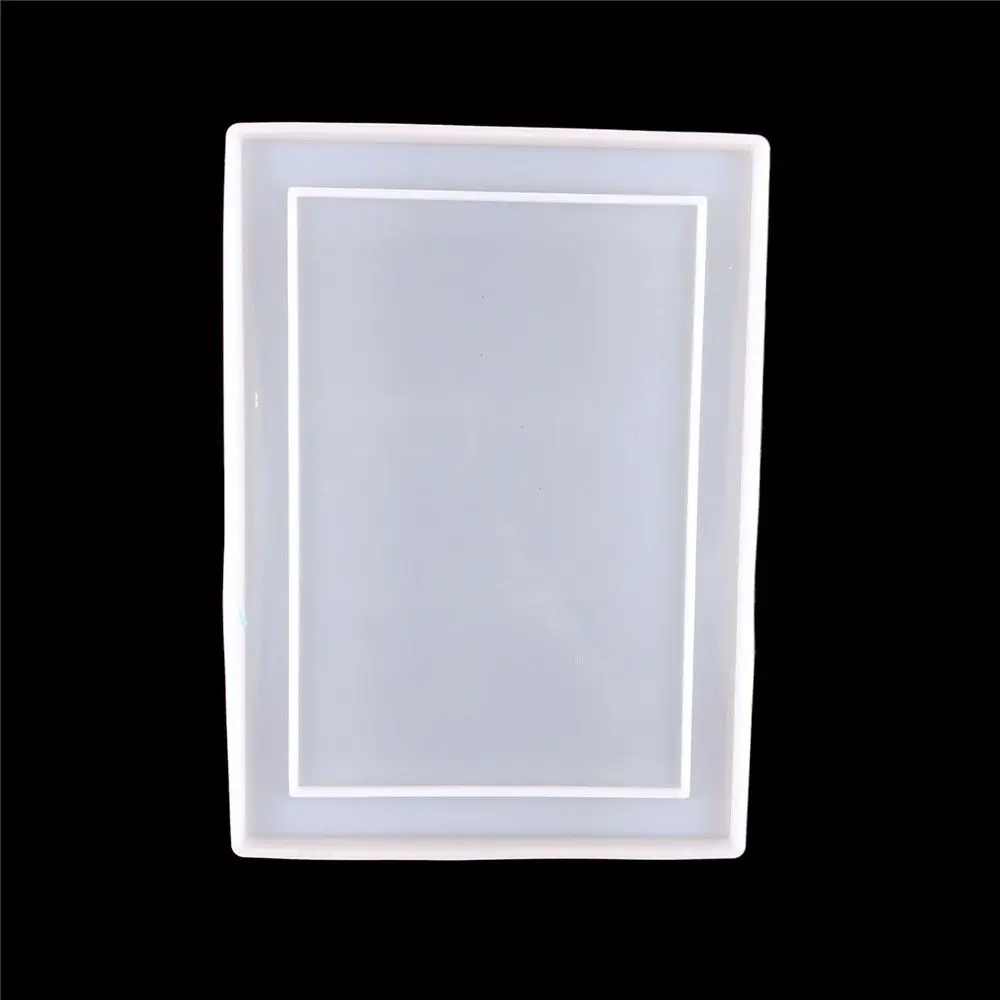 لوازم المهرجانات أدوات صنع المجوهرات إطار صور دائري مربع قالب من السيليكون قالب الراتنج قالب حامل الإطار #2