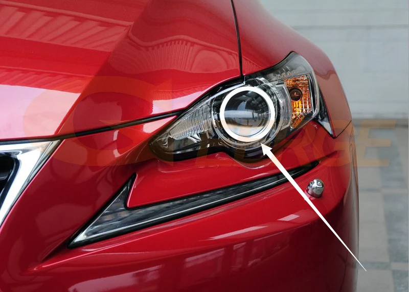 For LEXUS IS III 250 350 200t 300h IS350 IS250 2013 2014 2015 2016 Excellent Ultra Bright CCFL Angel Eyes Kit Halo Rings