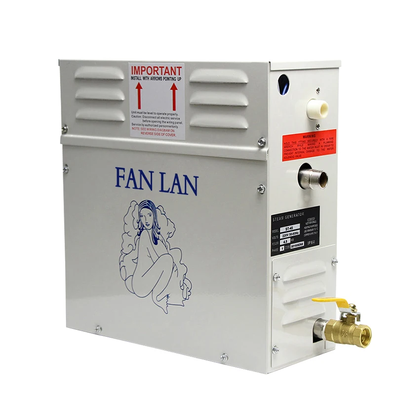 Room SPA Fumigation Machine With Digital Controller 4.5KW 220V/380v Steam Generator Sauna Steam Bath Machine For Home Sauna