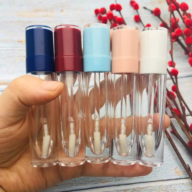 Direkt vom Hersteller: 5ml 8ml Leere Lipgloss-Tuben, Klare Lipgloss-Flaschen in Pink, Schwarz, Nachfüllbare DIY-Kosmetikverpackungen – Detail 11