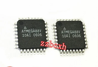 2PCS/LOT New original   ATMEGA88V-10AI  ATMEGA88V  QFP-32