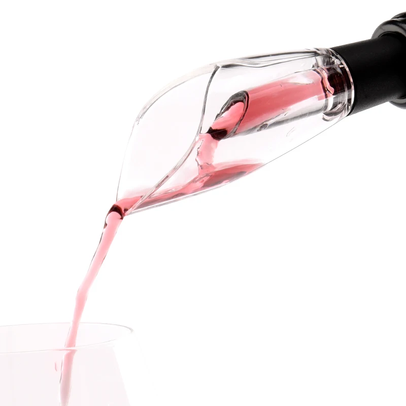 

Mini Wine Aerator Pourer Wine Decanter Stopper Easy To Clean Premium Aerating Pourer Mini Body Decanter Spout