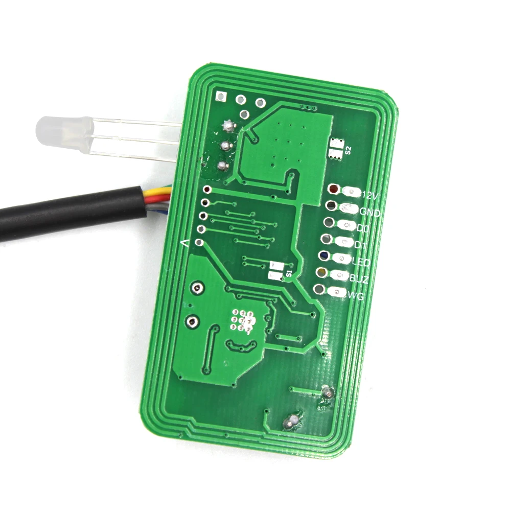 Módulo de chip leitor de cartão de frequência dupla 13.56MHz ID IC para sistema de controle de acesso DC 5V Leitor de controle de acesso de peça sobressalente