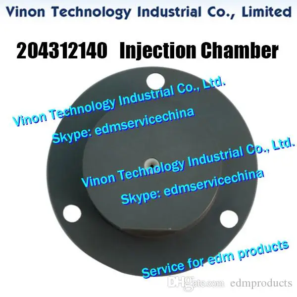 204312140 edm Injection Chamber Lower Ø70x44L for ROBOFIL 100,200,400. Charmilles 431.214,204.312.140,200420451,420.451,430.629.